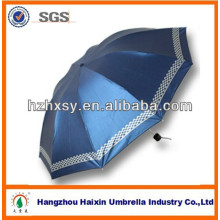 Novos produtos quentes para 2017 Moda 10K 3 Folding Man Umbrella